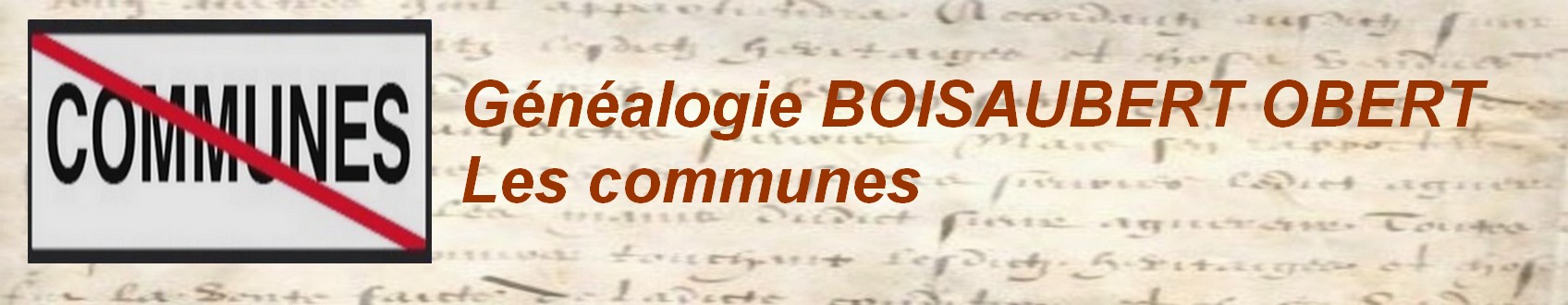 banniere genealogie communes